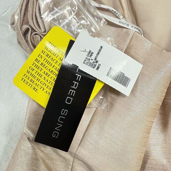 Alfred Sung Dress Women 4 Strapless or With Straps High Low Formal Pockets NWT - Picture 7 of 14